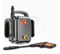 Laveuse de voiture sans fil haute puissance 350 W, nettoyeur haute pression à batterie au lithium 25 000 mAh avec tuyau d'éclatement en fibre de 13 m, pompe à piston 4 cylindres, 3 modes d'eau pour