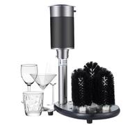 Laveuse électrique pour verre à vin, 600 à 800 tasses/heure, faible bruit, base étanche pour hôtels, bars, restaurants