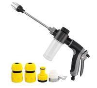 Laveuse électrique sans fil - Buse de tuyau d'arrosage, machine de nettoyage haute pression, pulvérisateur d'eau ergonomique réglable à rotation de 360 degrés, buse de pulvérisation de tuyau portabl