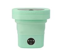 Laveuse, Lave Linge Portable Pliante 100-240V avec Tuyau d'Eau pour Dortoir