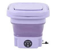 Laveuse Pliable, Laveuse Portative Hygiénique à Faible Bruit de Nettoyage en Profondeur de 8 L pour la Maison (Prise UE)