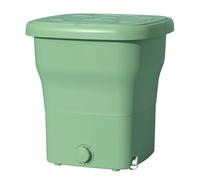 Laveuse portable Machine À Laver Portable Multifonctionnelle Et Pliable, Sûre Facile Ranger, Idéale For Les Petits Dortoirs pour camping, dortoirs et appartements(Fresh green)