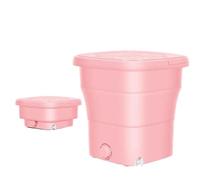 Laveuse portable Machine À Laver Portable Multifonctionnelle Et Pliable, Sûre Facile Ranger, Idéale For Les Petits Dortoirs pour camping, dortoirs et appartements(Girl powder)