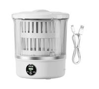 Laveuse portable - Mini appareil à linge à affichage numérique, corps étanche antidérapant, laveuse de petite capacité rechargeable par USB, machine à laver de voyage compacte | Pour maison