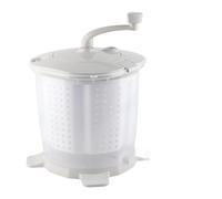 Laveuse portable Mini machine à laver manuelle portable for sous-vêtements, idéale for la maison ou le dortoir, grise pour camping, dortoirs et appartements