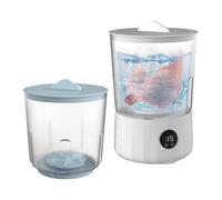 Laveuse Portable - Mini Machine À Laver | Nettoyant Compact Pour Les Vêtements Pour Bébé, Sous-vêtements, Chaussettes, Linge Rechargeable Pour Voyager, Dortoir, Appartement, Camping-car, Hôtel, Campin