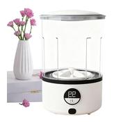 Laveuse portable - Nettoyeur rechargeable sans fil, machine à laver de 13,7 x 21 cm avec fonction de rotation, mini laveuse en vinyle avec poignée, appareil de lavage pour vêtements, utilisation du