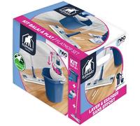 Lavez et essorez sans effort vos sols avec le kit complet ELEPHANT néo pulse, balai à plat tout en 1, plastique recy ormat x1 de 5 kg