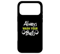 Lavez Toujours Vos balles pour Les Joueurs de Golf Coque pour iPhone 17 Pro Max