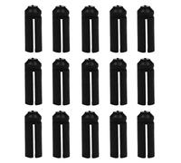LaVibe Protecteur de fléchettes Longue durée de Vie, 15 pièces en Aluminium, Angle Fixe de 90 degrés pour équipement de Jeu de fléchettes, Noir
