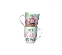 Lavida Un Gobelet pour Dich Tout Amour 250 ML Porcelaine Tasse à Café