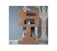 Lavidenho Arbre à chat en bois design 90 x 150 cm - Le Maine-Coon - MAINE-COON-OSB