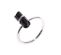 Lavie Jewelz 0.925 Argent sterling Fancy Noir Tourmaline noire