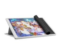 Lavievert Planche de puzzle inclinable de 1000 pièces avec couverture, table de puzzle réglable à 3 angles, tapis de puzzle léger en feutre avec support, économiseur de puzzle portable pour un