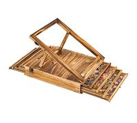 Lavievert Plateau de tri des Puzzles et Support de Planche de Rangement réglable pour Puzzle, trieur de Puzzle en Bois avec 8 tiroirs pour jusqu'à 1500 pièces