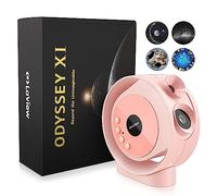 LaView Projecteur d'étoiles HD - Grande zone de projection - Lumières LED pour chambre à coucher - Télécommande infrarouge à 3 niveaux - Rotation silencieuse - 4 disques Galaxy remplaçables 6 K