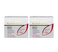 Lavilin Bio Balance Lot de 2 déodorants crème Aisselle, jusqu'à 7 jours sans odeur
