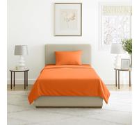 Lavish Home 1200 3-Piece Sheet Set, Twin, Rust