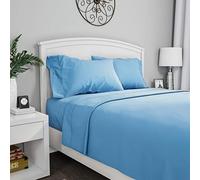 Lavish Home 1200 4-Piece Sheet Set, Full, Blue