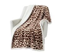 Lavish Home Couvre-lit - Polaire/Sherpa