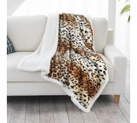 Lavish Home Couvre-lit - Polaire/Sherpa