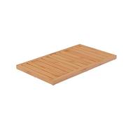 Lavish Home Tapis de Bain en Bambou écologique à Lattes en Bois Naturel antidérapant pour Baignoire intérieure et extérieure, Douche, Sauna, Piscine, Jacuzzi
