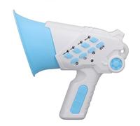 Lavishness Mini changeur de voix jouets changeur de voix en plastique mégaphone jouet de changeur de voix portable pour enfants bleu ciel avec fonction d'enregistrement et de