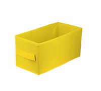 lavita avita Boîte de rangement en tissu | Boîtes de rangement pliantes 15 x 31 x 15 cm | Tiroir Boîte de rangement Tiroir | Systèmes de rangement pour les vêtements | 1 pièce (jaune)