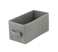 lavita avita Boîte de rangement en tissu | Boîtes de rangement pliantes 15 x 31 x 15 cm | Tiroir Boîte de rangement Tiroir | Systèmes de rangement pour les vêtements | 1 pièce (gris foncé)