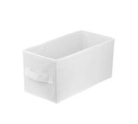 lavita avita Boîte de rangement en tissu | Boîtes de rangement pliantes 15 x 31 x 15 cm | Tiroir Boîte de rangement Tiroir | Systèmes de rangement pour les vêtements | 1 pièce (blanc)