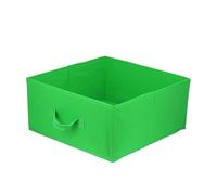 lavita Boîte de rangement en tissu | Boîtes de rangement pliantes 31 x 31 x 15 cm | Tiroir Boîte de rangement Tiroir | Systèmes de rangement pour les vêtements | 1 pièce (vert)