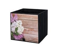 lavita Boîte de rangement en tissu | Boîtes de rangement pliantes 31 x 31 x 31 cm | Tiroir Boîte de rangement Tiroir | Systèmes de rangement pour les vêtements | 1 pièce (jardin)