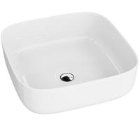 LaVita Galera lavabo 39x39 cm carrée à poser blanc 5900378334323