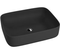 LaVita Galera lavabo 50.5x40 cm rectangulaire à poser noir 5900378325949