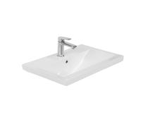 LaVita Kalifornia lavabo 61x39 cm rectangulaire de meuble-encastrée blanc 5908211495224