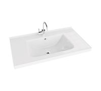 LaVita Kansas lavabo 81x49 cm rectangulaire de meuble-encastrée blanc 5908211416175