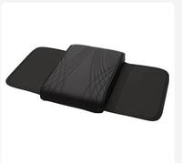 LAVIYE Coussin rehausseur boîte accoudoir, pour Tesla Model 3 Model X Model Y Model S, Contient Une Mousse à mémoire de Forme Confortable soulager la Fatigue,D Black- Storage Bag Style