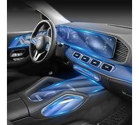 LAVIYE Intérieur de Voiture navigateur GPS Console Centrale Combinaison Invisible TPU Film de Protection Anti-Rayures, pour Mercedes-Benz GLE 350 450 2019-2023