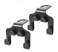 LAVIYE pour Tesla Model 3 Model X Model Y Model S 2 Pièces Crochets D'appui-Tête Voiture, Crochet De Stockage De Voiture, Crochet De Siège Voiture Accessoires