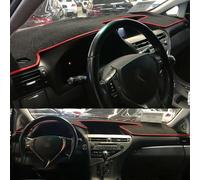 LAVIYE Tapis de tableau de bord en daim pour console centrale, protection solaire, accessoire décoratif élégant, pour Lexus RX 450h 350 270 2010-2015