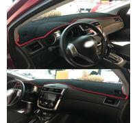 LAVIYE Tapis de tableau de bord en daim pour voiture - Accessoires décoratifs élégants et exquis pour Nissan Tiida C11 C12 C13