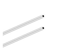 LAVMHAB 6063 Tubes en aluminium 10 mm OD/diamètre extérieur x 2,0 mm épaisseur de paroi, longueur 300 mm, tube rond en aluminium sans soudure (2 pièces)
