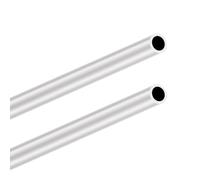 LAVMHAB 6063 Tubes en aluminium 18 mm OD/diamètre extérieur x 2,0 mm épaisseur de paroi, longueur 300 mm, tube rond en aluminium sans soudure (2 pièces)