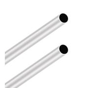 LAVMHAB 6063 Tubes en aluminium 20 mm OD/diamètre extérieur x 1,0 mm épaisseur de paroi, longueur 300 mm, tube rond en aluminium sans soudure (2 pièces)