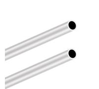 LAVMHAB 6063 Tubes en aluminium 20 mm OD/diamètre extérieur x 2,0 mm épaisseur de paroi, longueur 300 mm, tube rond en aluminium sans soudure (2 pièces)