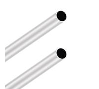 LAVMHAB 6063 Tubes en aluminium 22 mm OD/diamètre extérieur x 1,0 mm épaisseur de paroi, longueur 300 mm, tube rond en aluminium sans soudure (2 pièces)