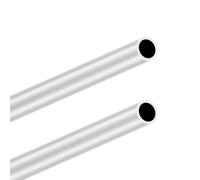 LAVMHAB 6063 Tubes en aluminium 22 mm OD/diamètre extérieur x 2,0 mm épaisseur de paroi, longueur 300 mm, tube rond en aluminium sans soudure (2 pièces)