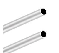 LAVMHAB 6063 Tubes en aluminium 24 mm OD/diamètre extérieur x 2,0 mm épaisseur de paroi, longueur 300 mm, tube rond en aluminium sans soudure (2 pièces)
