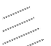 LAVMHAB Lot de 4 tubes en acier inoxydable 304 de 300 mm de long, 4 mm de diamètre extérieur x 0,2 mm d'épaisseur, tubes en acier inoxydable sans couture pour loisirs créatifs