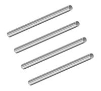 LAVMHAB Lot de 4 tubes ronds en acier inoxydable 304 - 12 mm de diamètre extérieur x 0,5 mm d'épaisseur de paroi - 200 mm de longueur